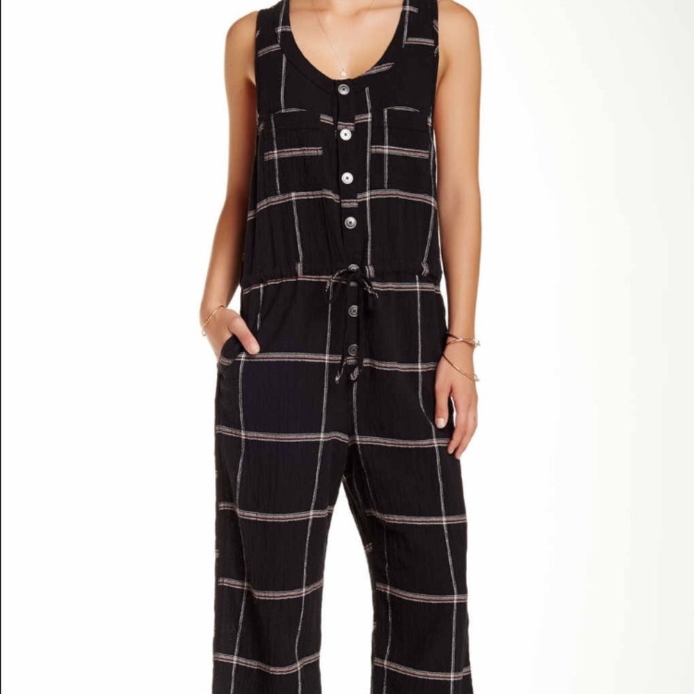 Free people jumpsuit size Large